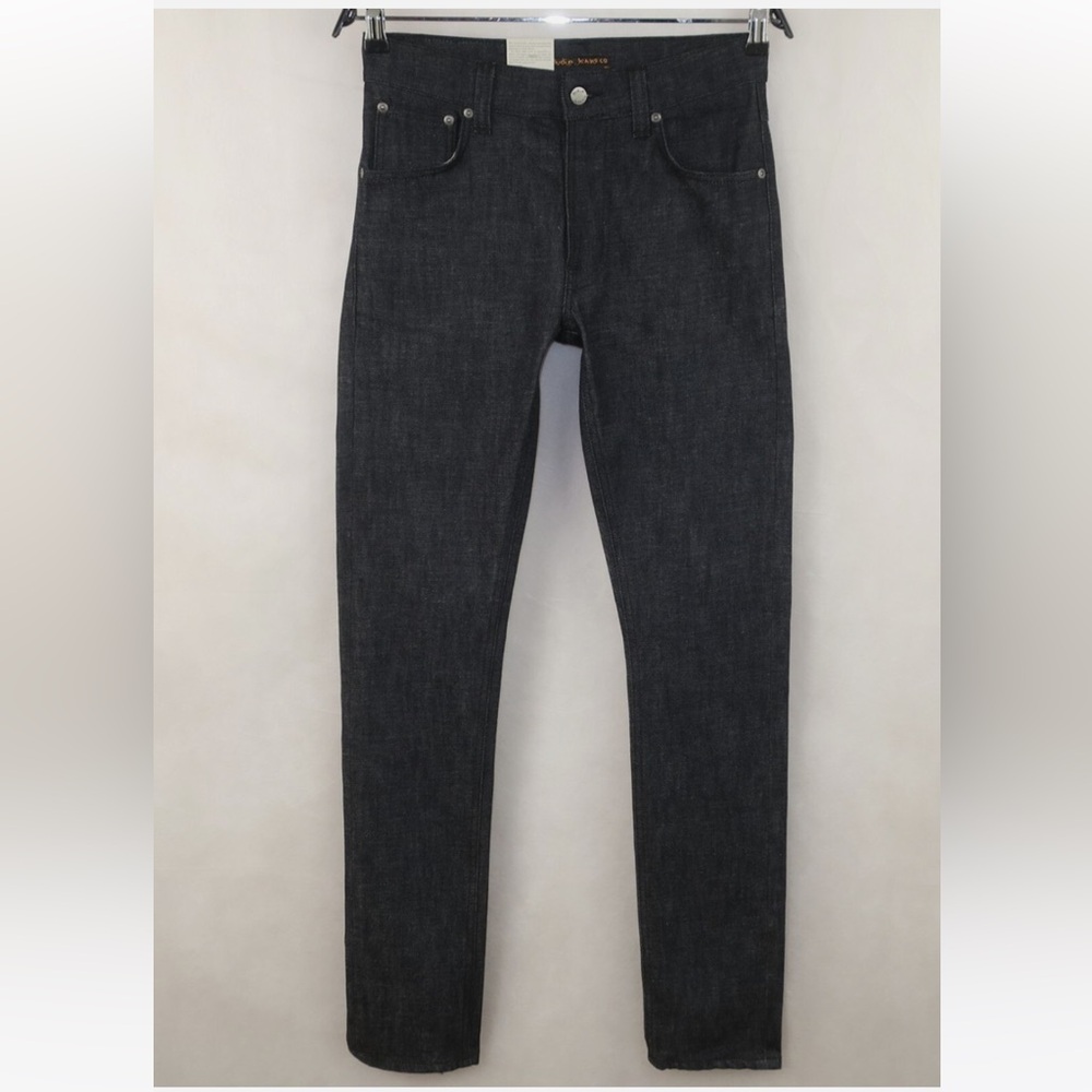 Men’s Nudie Lean Dean Dry Deep Dark Comfortable Jeans — NEW/PERFECT CONDITION